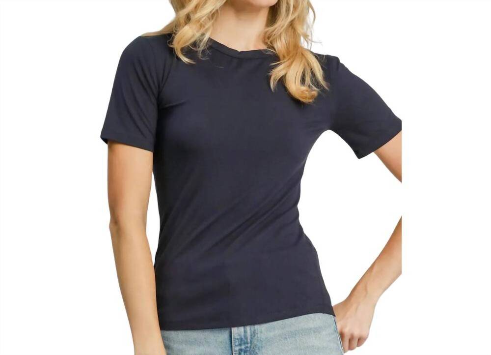 NEW UMGEE crewneck short sleeve tee in navy